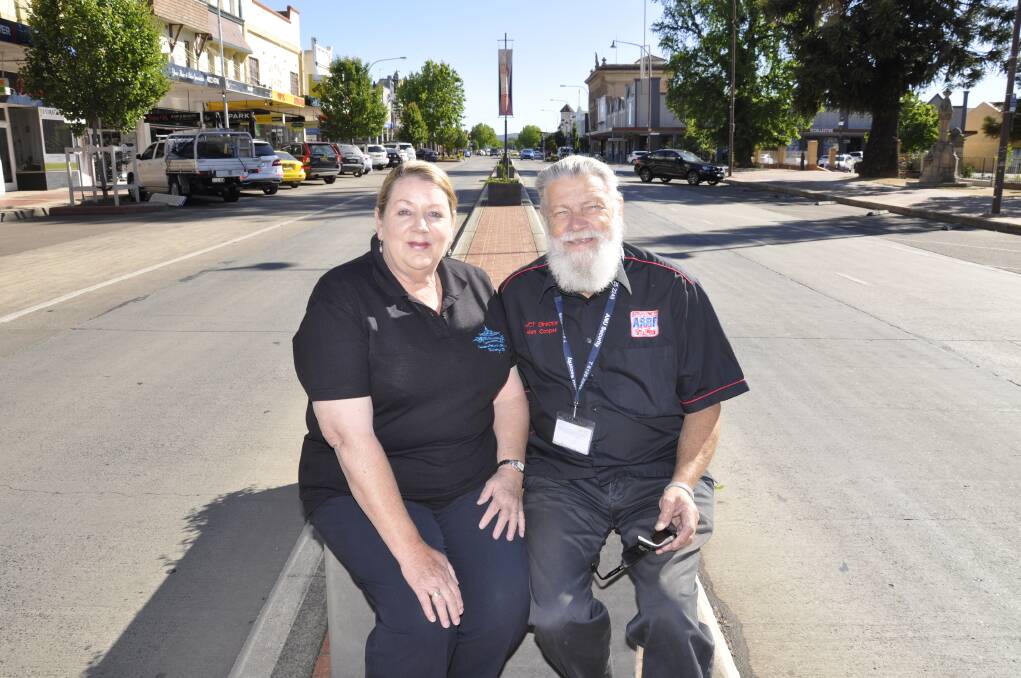 ROD HEAVEN: Australian Street Rod Federation regional nationals organisers Vicki Munday and Alan Cooper say Goulburn is the ideal choice for the event. Photo: Louise Thrower.