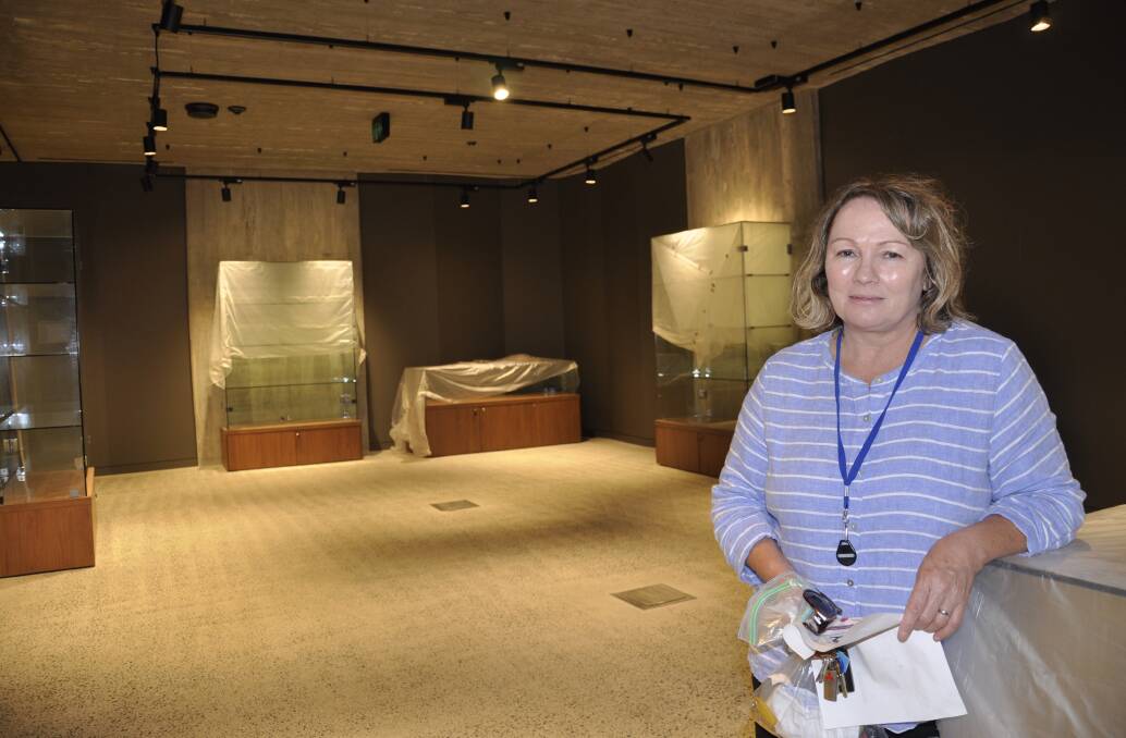 The council's museums coordinator Kerry Ross says volunteers are excited about the new Rocky Hill Museum exhibition space. Photo: Louise Thrower.