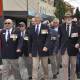 Vietnam War veterans including Goulburn RSL Sub Branch president Mal Ritichie (left) were among those who marched at the city's 2022 Anzac Day commemorations. Photo: Louise Thrower.