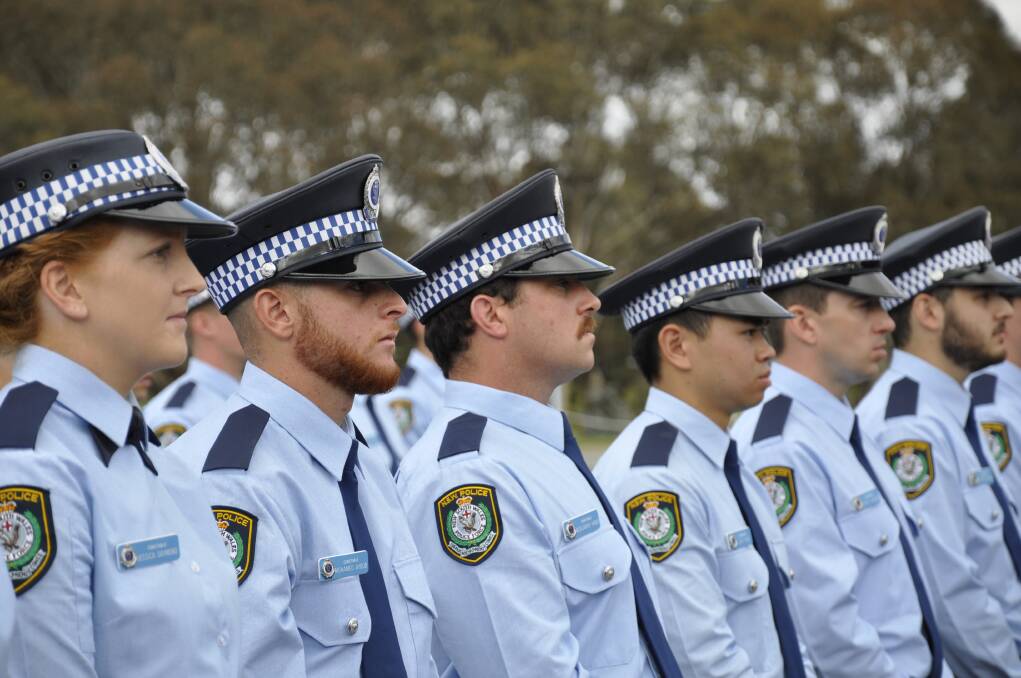 HITTING THE GROUND: A total 786 students at Goulburn's Police academy will attest between December and May. Photo: Louise Thrower.