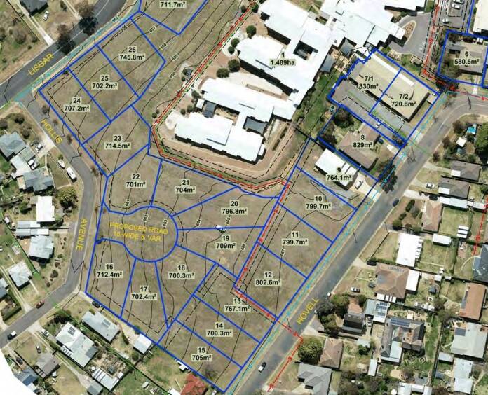 THE LAYOUT: A cul-de-sac gives access for six lots on to Hollis Avenue (at left). Nearby residents want this to be revised to Hovell Street (at right) and if this is not possible, to widen part of Hollis Avenue. Image sourced.