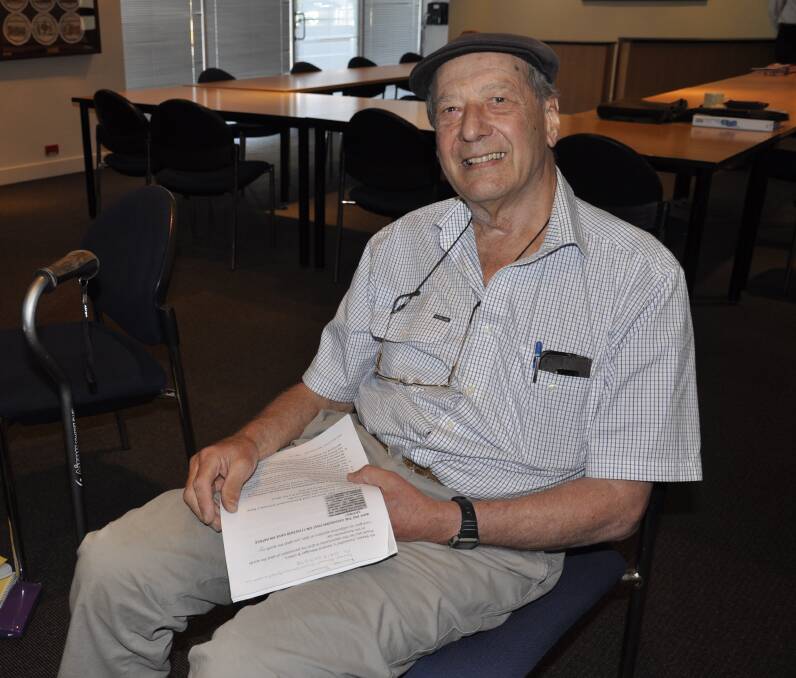 LOBBYING: Quialigo resident Mason Thomas says noise from Wakefield Park travels to his property almost 10km away. He's asking the council for stricter noise controls in a development application.