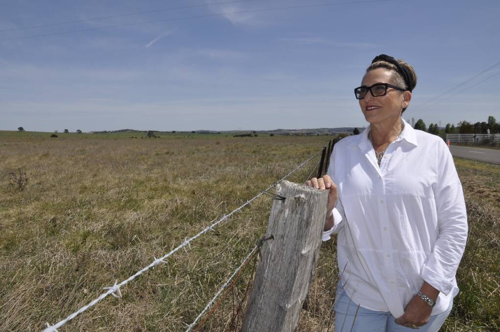 CHOICE: Judy Micallef, pictured here at family-owned land on Mountain Ash Road, argues there's good demand for rural residential lots. Photo: Louise Thrower.