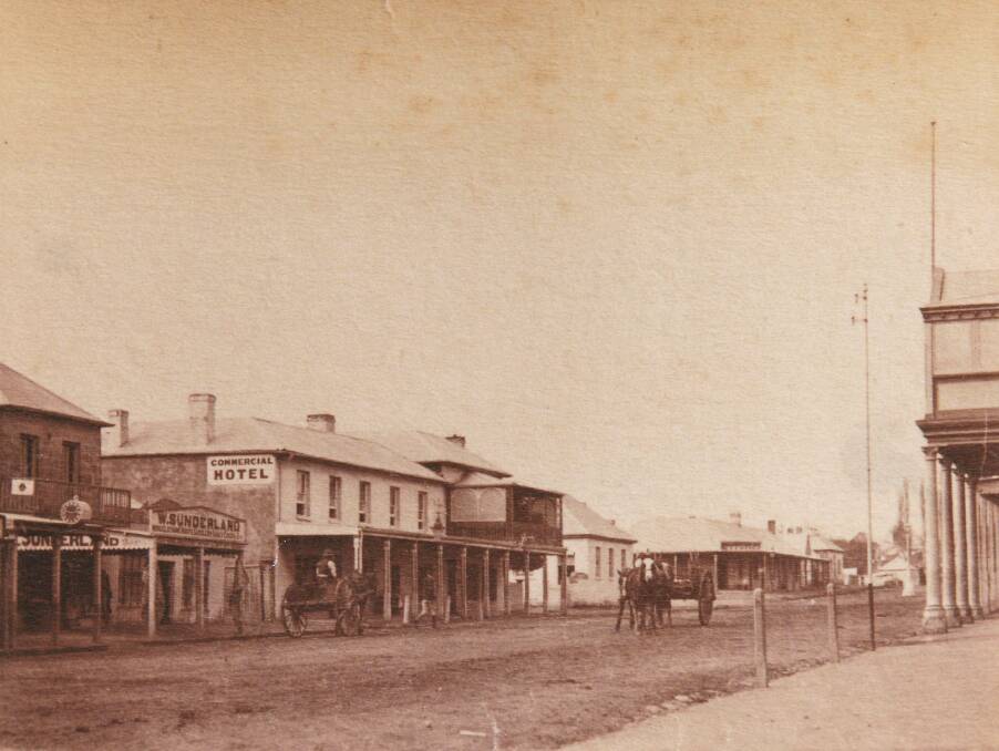 The Commercial Hotel in Comur Street, Yass, was once a social hub for the town, hosting Governors General, locals and travellers. Picture courtesy Yass Historical Society. 