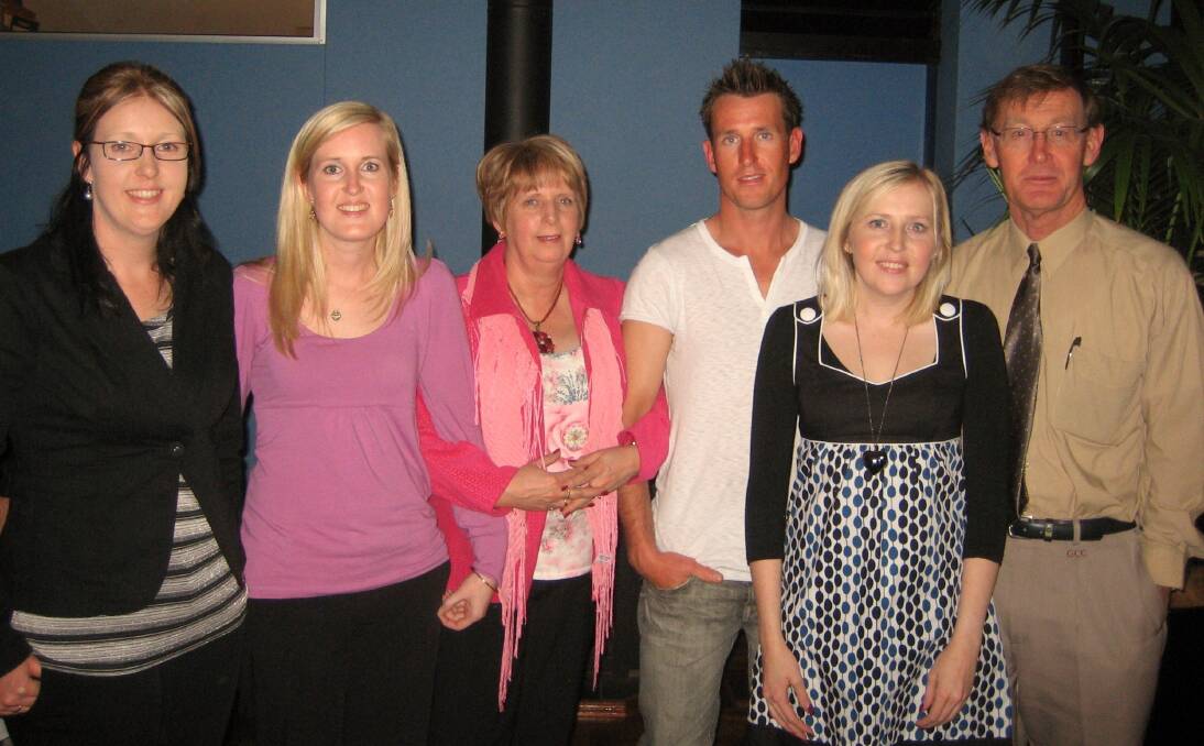 LOVED: Sheridan Wood, nee Mowle, with her siblings Stephanie, Melissa and Nicholas and parents Marilyn and Peter Mowle. The family was close and rallied around Sheridan. Photo supplied.