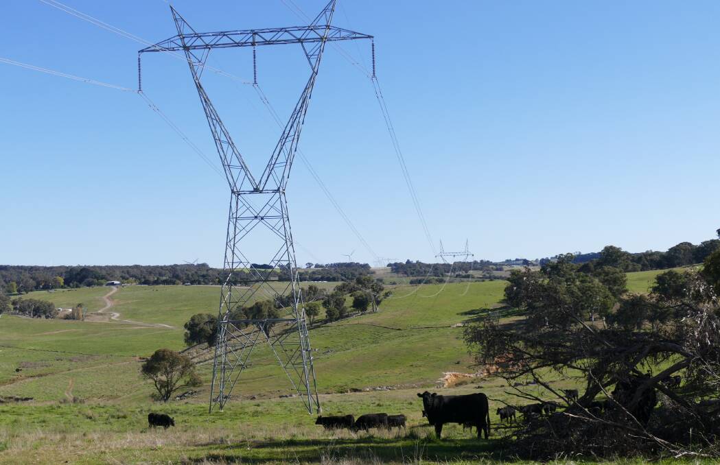 Upper Lachlan landholders say they don't want more transmission lines 'scarring' the landscape. If HumeLink goes ahead, an action group wants it placed underground. Photo supplied.