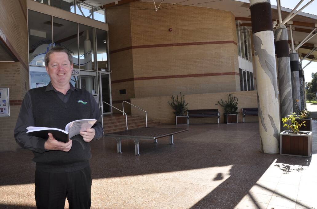 Goulburn Mulwaree Council's acting general manager Brendan Hollands has completed the next financial year's draft budget. Photo: Louise Thrower.
