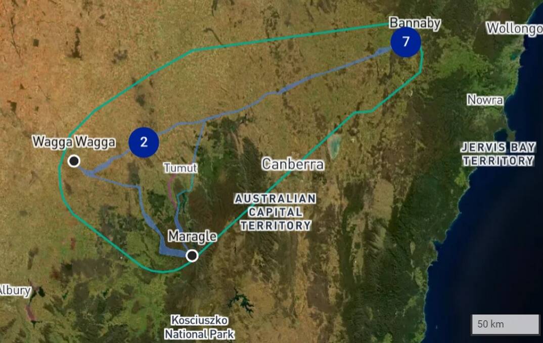 Transgrid's HumeLink transmission line will connect substations at Maragle, Wagga Wagga and Bannaby, near Taralga. Image sourced.