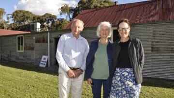 ACTION: Poet and Bannister landowner, Russell Erwin, Christine Hughes and Andrea Strong are members of the HumeLink Alliance Inc, which will host a public meeting at Grabben Gullen Hall on Sunday about TransGrid's transmission project. Photo: Louise Thrower.