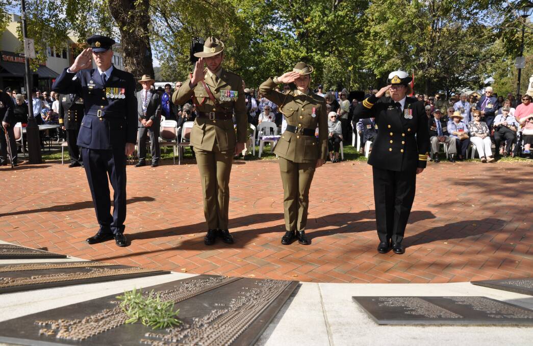 REVERENCE: The Belmore Park Honour Roll will be the centre of Anzac Day commemorations this year but COVID-19 social distancing restrictions will apply. Photo: Louise Thrower.
