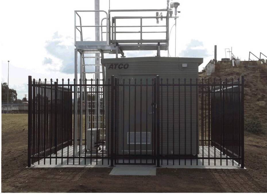 The air quality monitoring station could look like this one, says the Office of Environment and Heritage.