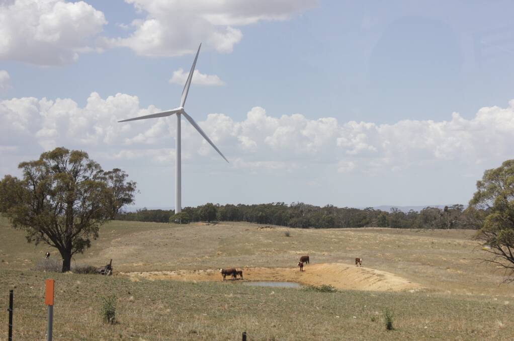 The Gullen Range wind farm is just one of several in the Crookwell district. Transgrid says the transmission line will allow more renewables to come online. Photo: Clare McCabe.
