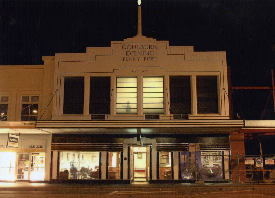 The Goulburn Post newspaper office in more recent years, before Ray White's shift into the building. Photo: Darryl Fernance.