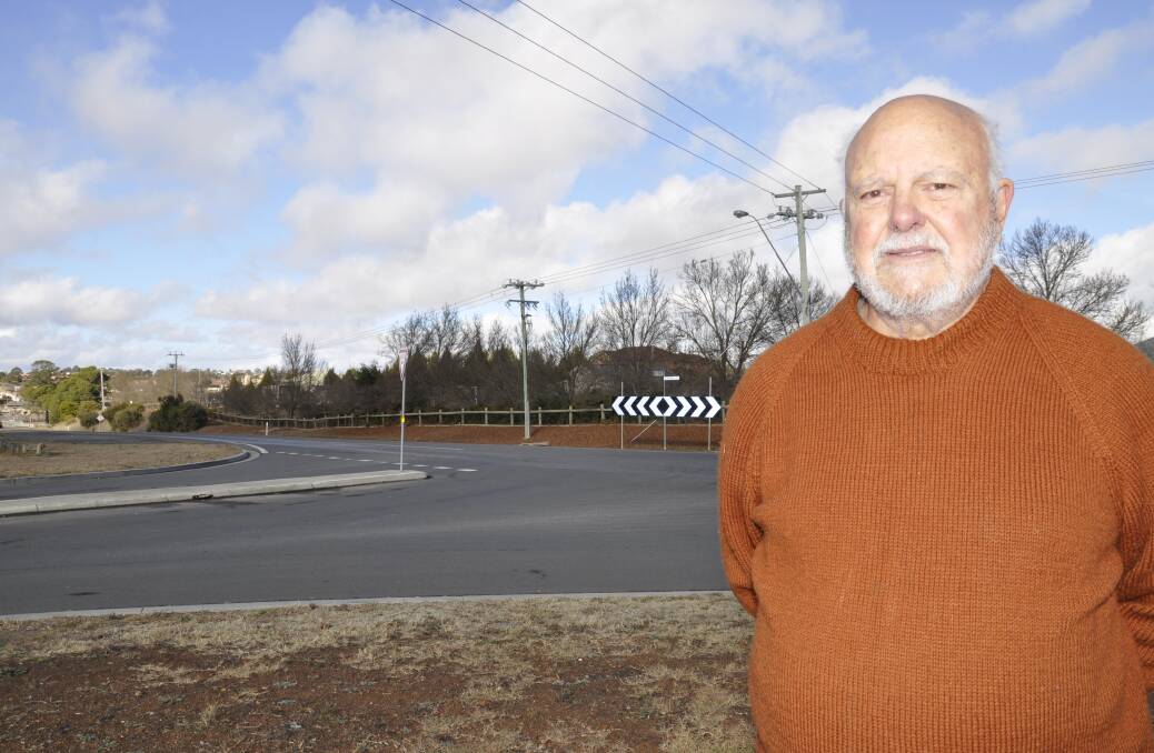 Perc Carter, who lives on the western side of Crookwell Road, does not agree with Ganter Constructions that a roundabout at the Crookwell/ Marys Mount Road intersection is needed. He argues it will disrupt traffic flow and lead to queues.