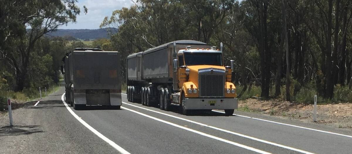 PRODUCTION BID: Gunlake Quarries is seeking to increase truck movements to an average 440 daily in the short term and 690 under a state significant development application. Photo supplied.