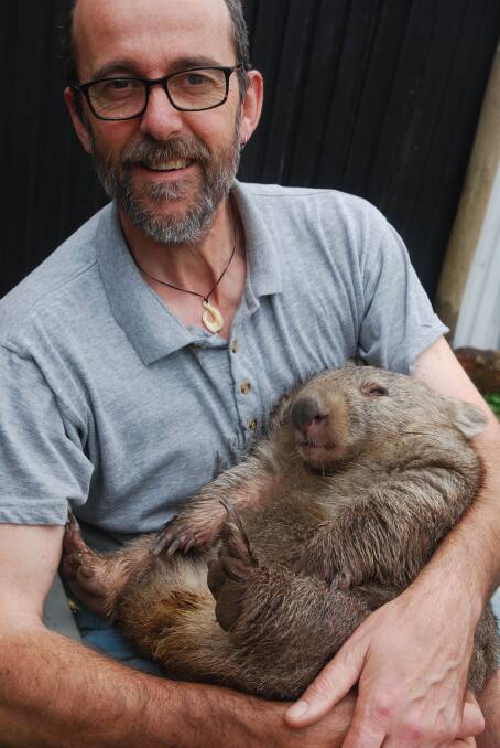 CARING: Warwick Bisset has used his experience to help other wildlife carers throughout Australia.