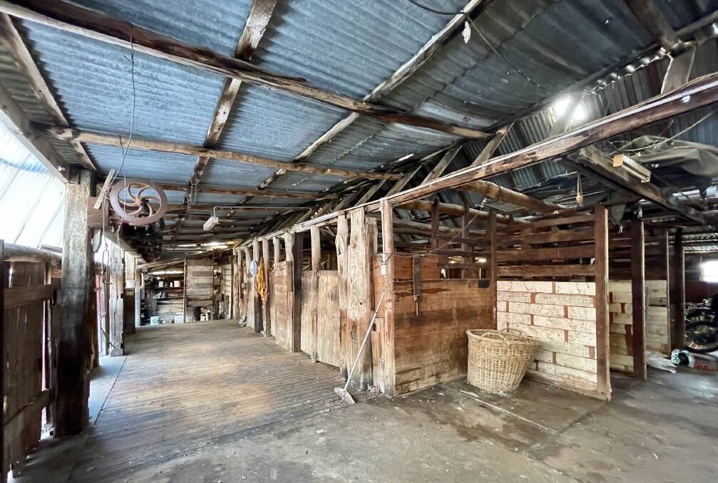 The five-stand shearing shed at 'Spring Ponds' was formerly a coach house built circa 1850s. Photo: Trisha Dixon.