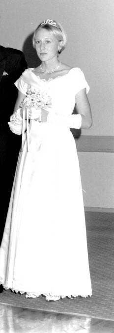 The late Adele Smith at her debutante ball in 1998. Photo: Darryl Fernance.