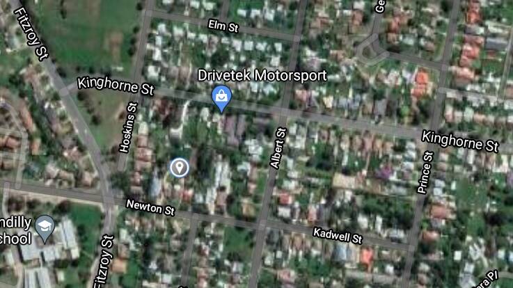 A roundabout will be built at the Albert and Kinghorne Street roundabout using the black spot funding. Image: Google Maps.