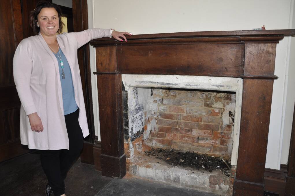Asbestos has been detected in the fireplaces at Saint Clair. Photo: Louise Thrower.