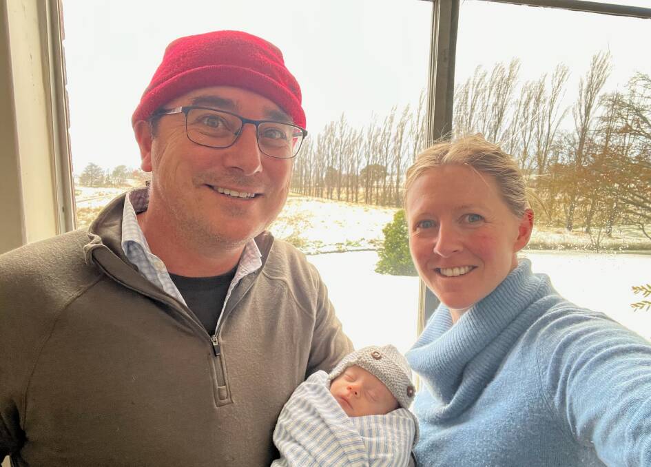 Ben and Felicity Bucknell were over the moon to bring Charlie back home after his dramatic entry into the world. He's pictured here at six weeks. Photo supplied.
