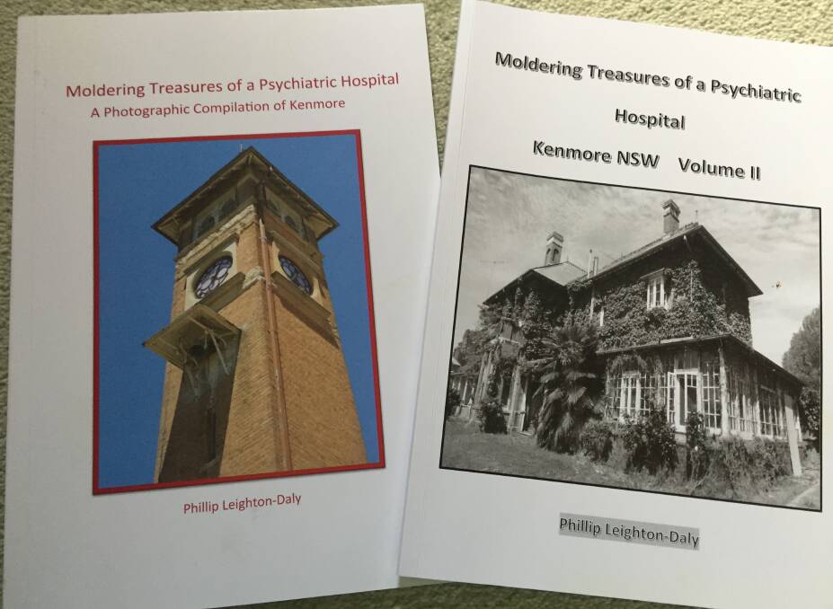 Phillip Leighton-Daly's latest books on Kenmore Hospital's history follow on from his 2014 work, 'Wednesday's Child.' Photo: Louise Thrower. 