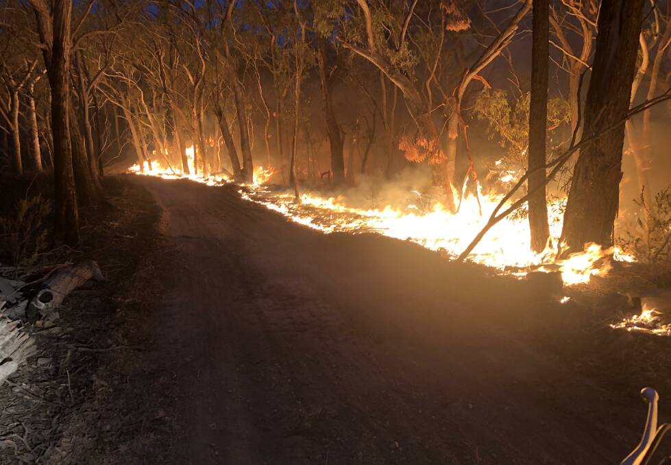 Backburning at Bungonia was a success. Photo supplied.