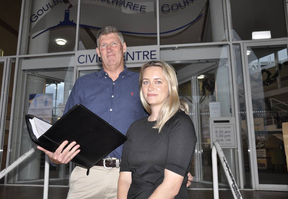 Proponents of a new childcare centre at Marys Mount, Greg and Kelly Boydell, were happy with the council's planning approval on Tuesday night. The couple operate two other childcare facilities in the suburb. Photo: Louise Thrower.