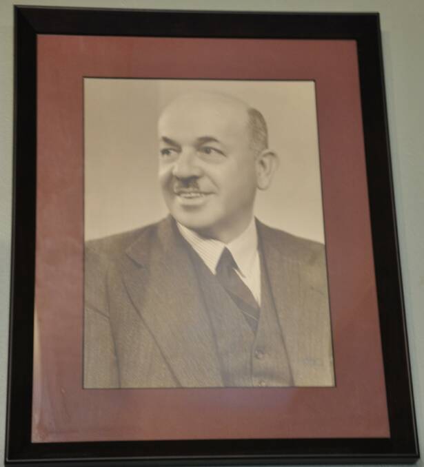 John Edward Knowlman commissioned construction of The Fireside Inn. His portrait hangs inside the restaurant. 