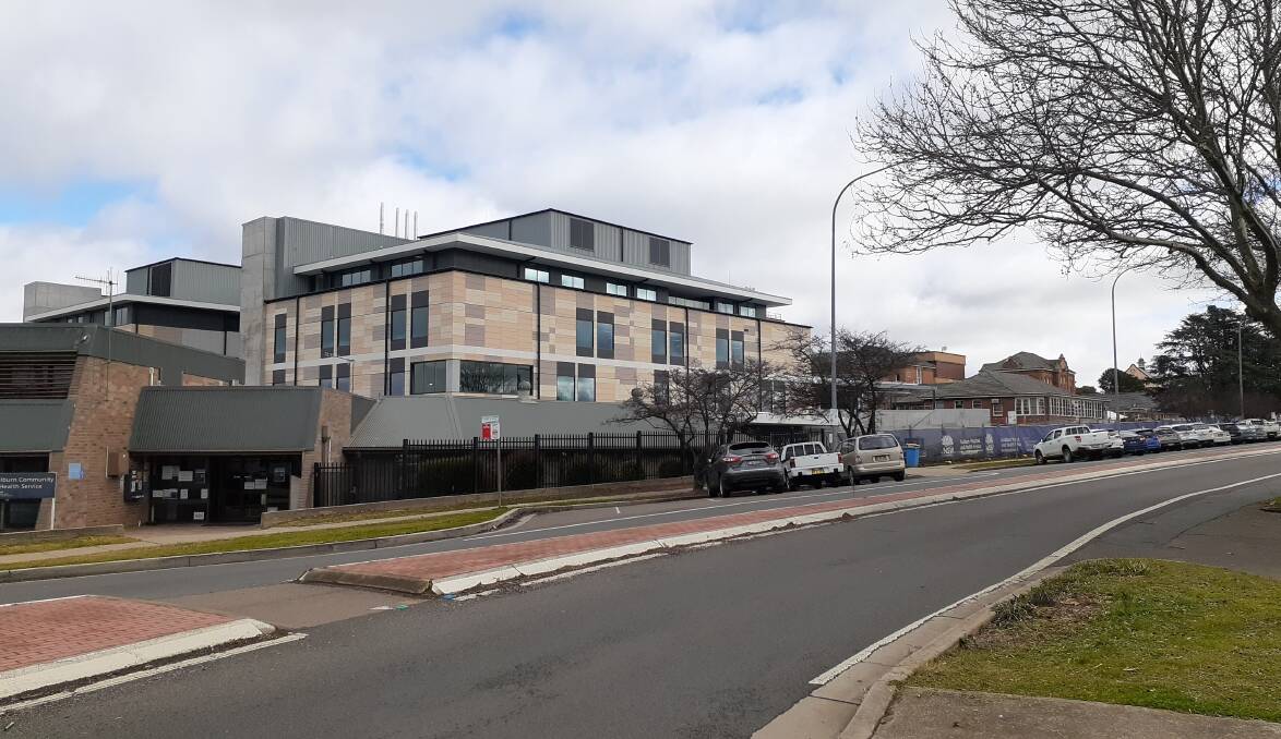 RESUMPTION: The Goulburn Base Hospital construction site was back up and running on Monday after a worker from Fairfield tested positive to COVID on Friday, July 9. Photo: Louise Thrower.
