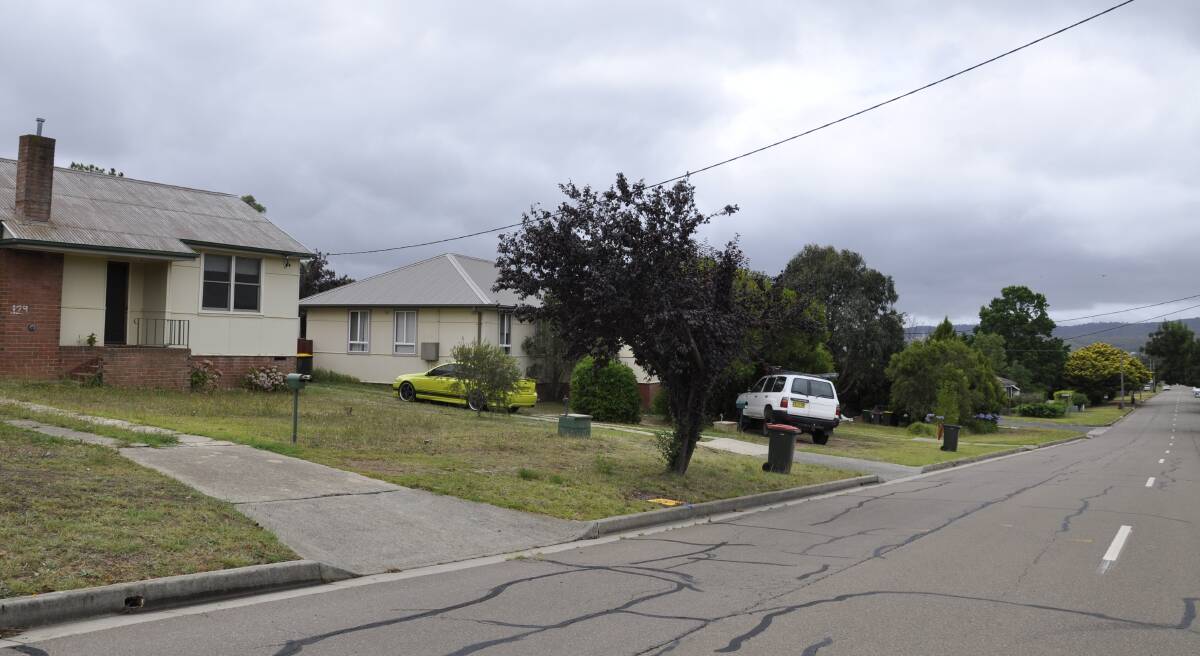UPDATING: The NSW Land and Housing Corporation plans to replace four existing social houses in Combermere and Rhoda Streets with 16 one and two bedroom units. A design has not been finalised. Photo: Louise Thrower.