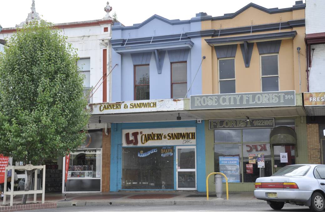 CHANGES: Maxxbuild Pty Ltd has applied to maintain the facade of the the former Rose City Florist in northern Auburn Street but demolish a rear structure. The DA seeks a commercial tenancy below and two apartments on top. Photo: Louise Thrower. 
