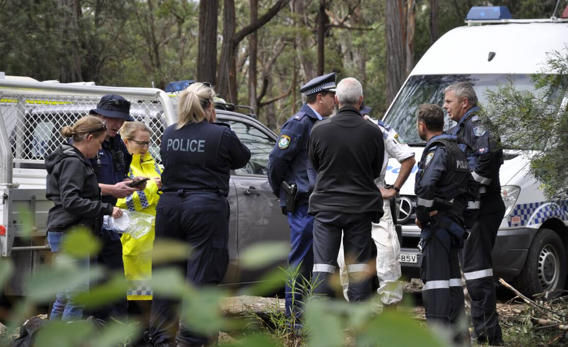 HARD TASK: Police and emergency services helped search for the crashed helicopter's wreckage on December 3, 2020. Photo: Louise Thrower.