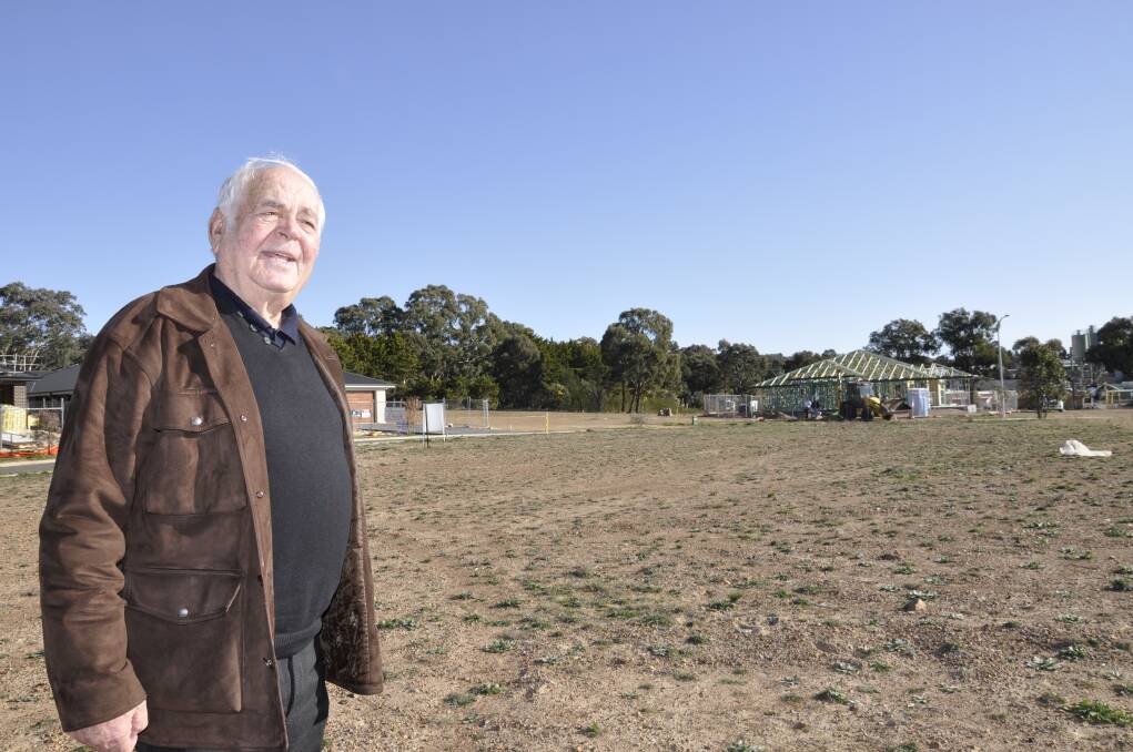 Herb Schuster (pictured) and business partner Bruce Makin are developing the 37-lot Belmont Estate residential subdivision off Lansdowne Street. Construction is underway on stage one while Stage 2 is the subject of a planning proposal. Photo: Louise Thrower.
