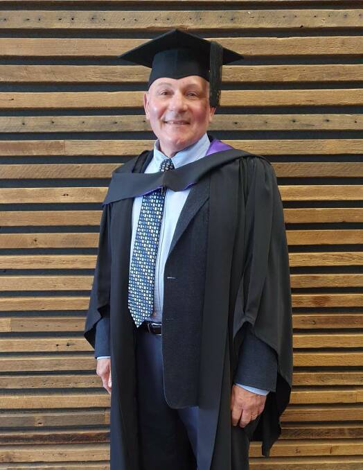 Michael Prevedello recently graduated with a Bachelor of Theology from the Australian Catholic University. Picture supplied.