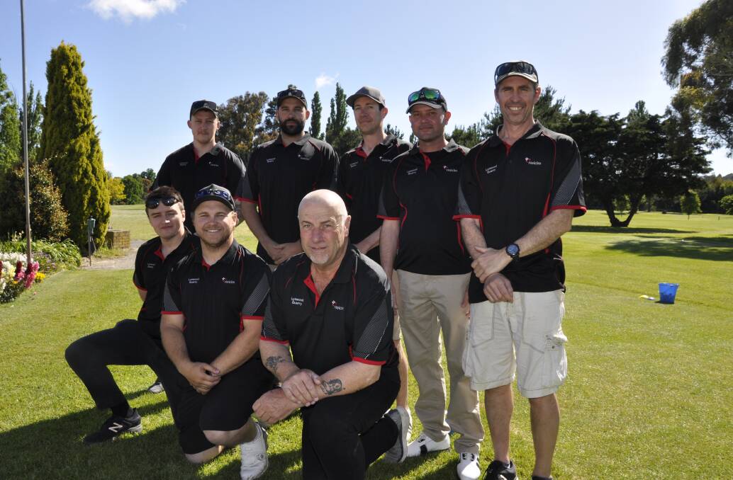 The Holcim team participated in the 2022 Mayoral Charity Golf Day. The company sponsored the event for many years. Picture by Louise Thrower.