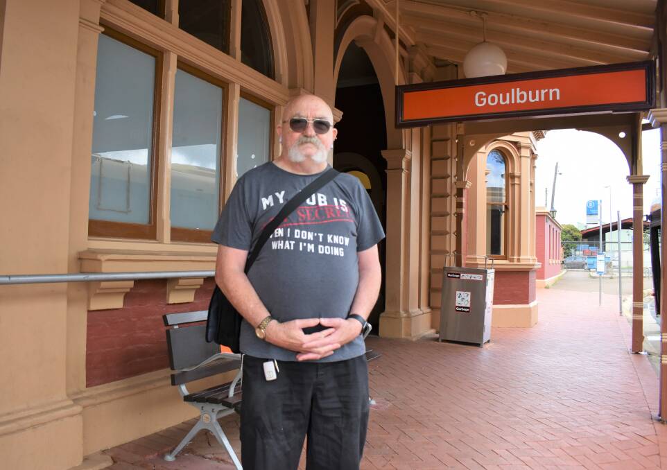 ACTION: Goulburn man Lawrie Sullivan has lobbied hard for the Goulburn to Canberra NSW Trainlink bus service to continue. Photo: Neha Attre.
