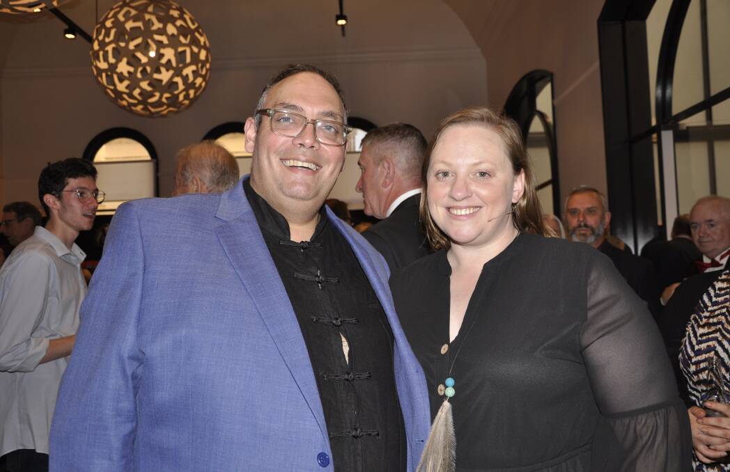 Former Goulburn Mulwaree councillor and singer/actor Alfie Walker and equally talented wife, Alecia, directed the opening night performance, REentrance. Photo: Louise Thrower.