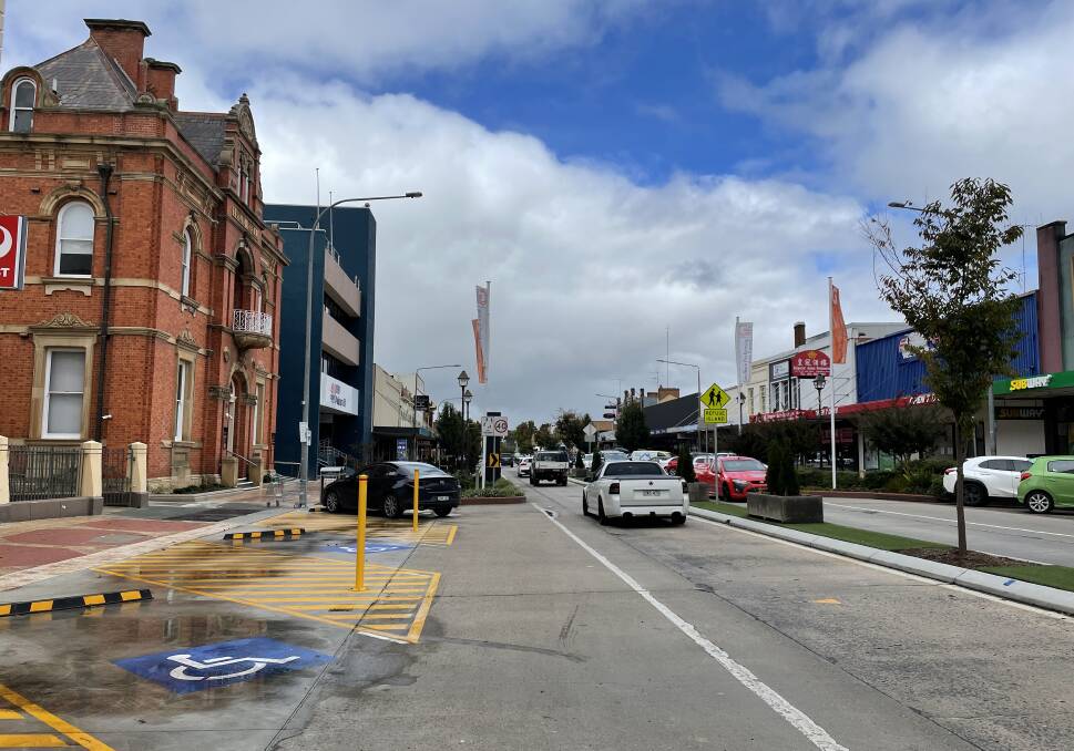 RIGHT MIX: Michael Prevedello is calling for a balance between disabled and bus parking spaces and general spots for small business needs in Auburn Street.