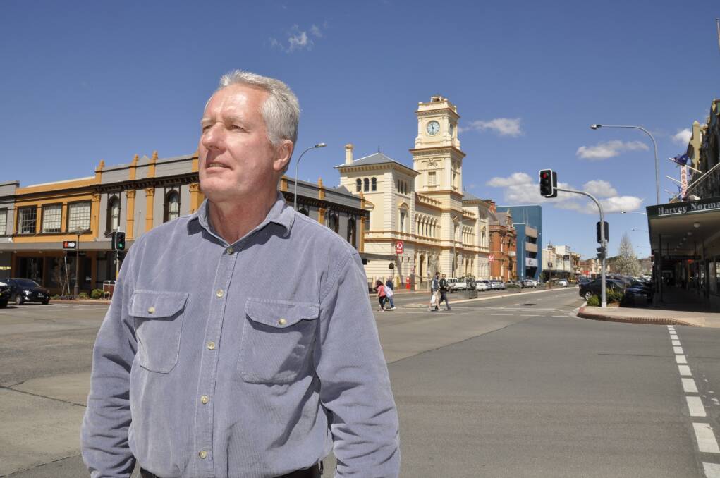 POSSIBILITIES: Barry McDonald argues there's merit in increasing the current height limit of CBD buildings to cater for Goulburn's future growth. 