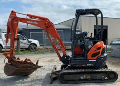 An excavator, which was the same model as this one, was stolen from the Marys Mount area on Friday night or early Saturday morning. Photo supplied.
