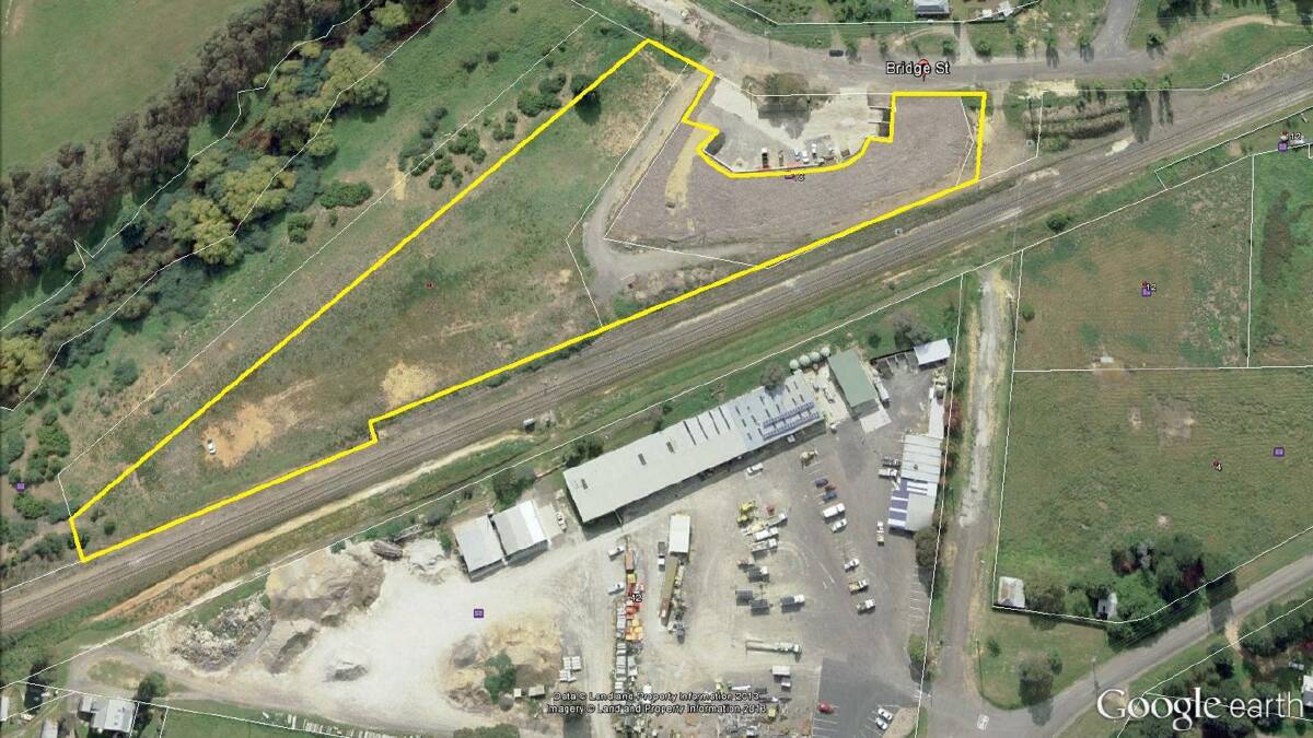 The solar farm is planned to be located on a site on Bridge Street, off Sydney Road at north Goulburn. The land would be leased from the Divall family. Image supplied.