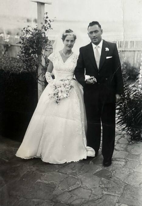 Robin and Keith Cole were married at Taralga in the late 1950s. Picture supplied.