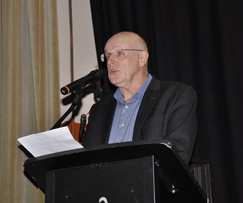 The Goulburn Group president Urs Walterlin welcomed people to the forum.