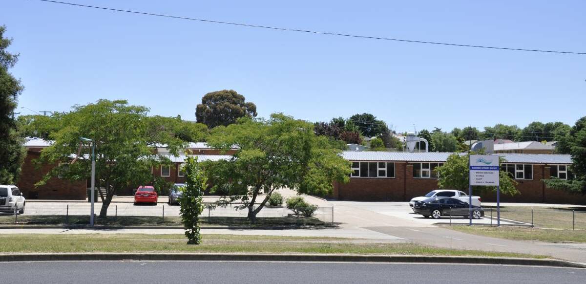 LARGE: The council depot on the corner of Bourke and Combermere Streets sits on 11,300 square metres. NSW Police want to buy the site. Photo: Louise Thrower.