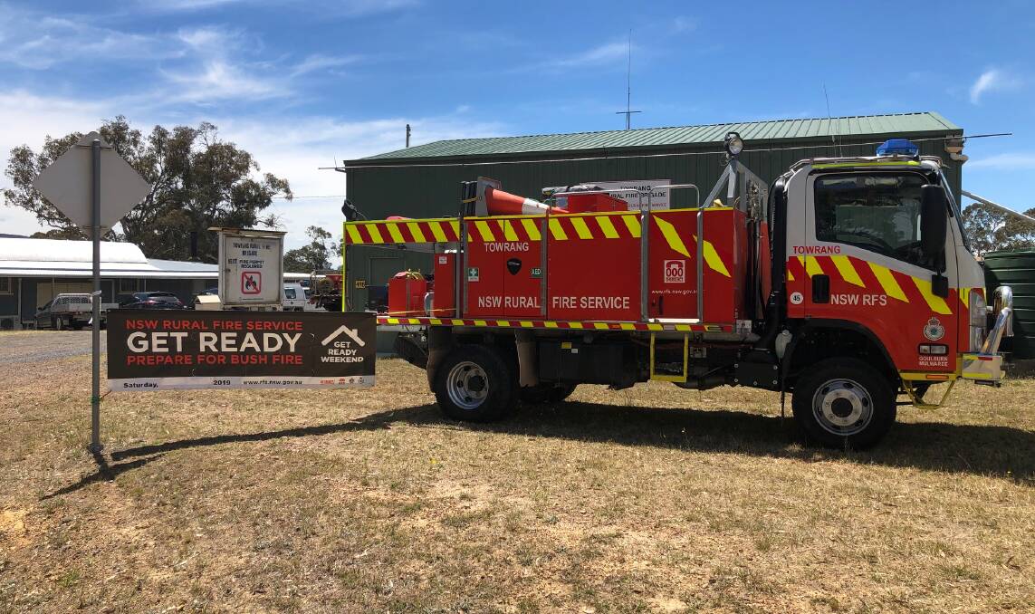 Towrang brigade opened its doors on Saturday, November 16 to allow residents to find out information on fire protection. Photo Phil Ohlback. 
