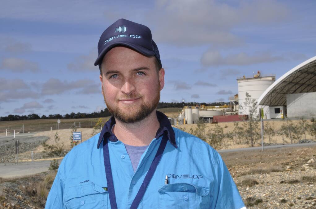 Canberra man, Chris Taylor, who has vast mining experience in Australia and Alaska, is Woodlawn's mine manager. Picture by Louise Thrower.