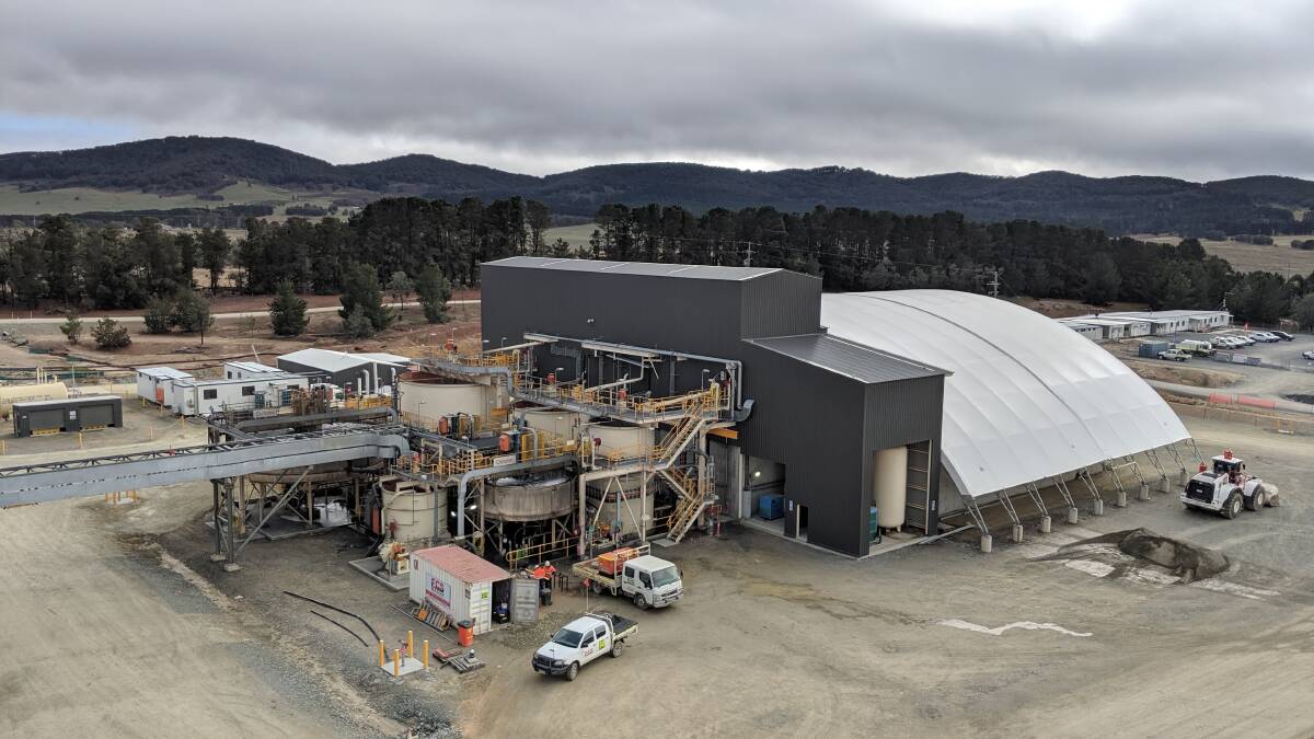 Woodlawn Mine production had been only going for a year when operator Heron Resources announced on Wednesday that operations were suspended. Pictured is the mine's concentrate filtering and storage building. Photo supplied.