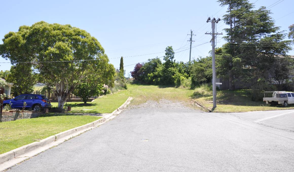 Vehicles will access the subdivision via a new road off Lansdowne Street. The section depicted will be properly formed and extended to the left into a 15-metre wide road.