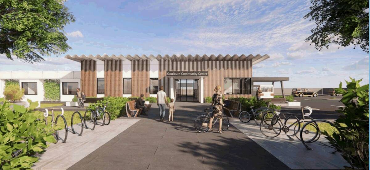 ON HOLD: Local firm, SC Design Solutions, has already drafted a design and artist's impression of a community centre on land beside the council's former depot in Bourke Street. A decision has been deferred for 18 months. Image: Sourced.